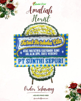 Papan Bunga Duka di Muna Barat