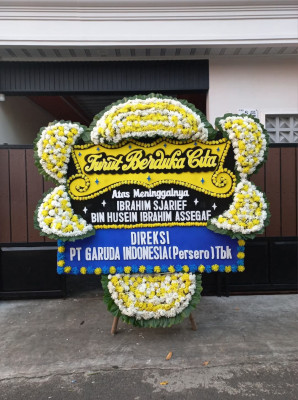 Papan Bunga Duka di Muna Barat
